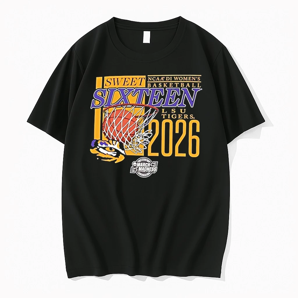 Lsu Tigers Ncaa D1 Womens Basketball Sweet Sixteen 2026 March Madness Shirts