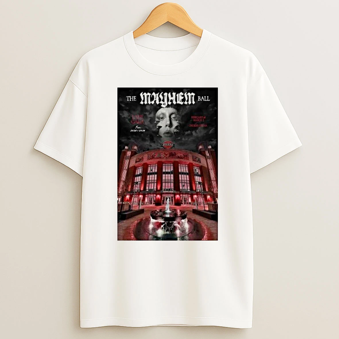 Lady Gaga The Mayhem March 1 2026 Dickies Shirts