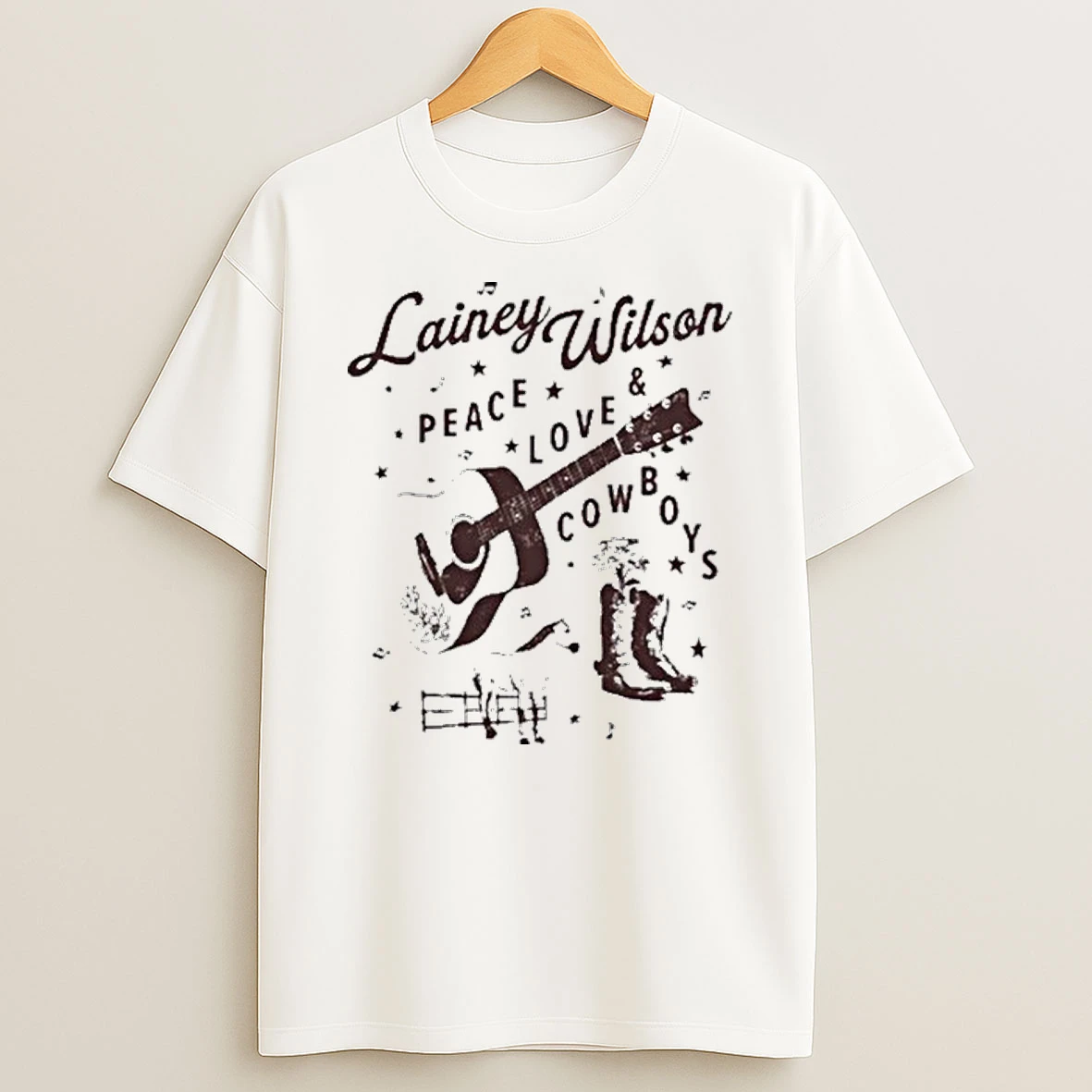 Lainey Wilson Peace Love Cowboys Tour 2026 Shirts