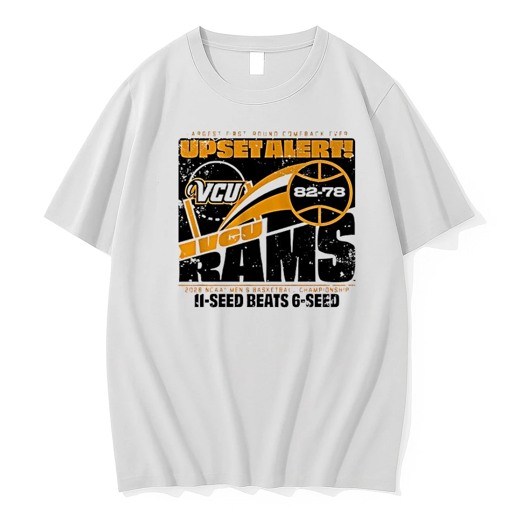 Largest First Round Comeback Ever Upset Alert Vcu Rams 82 78 2026 Ncaa Mens Basketball Championship Shirts