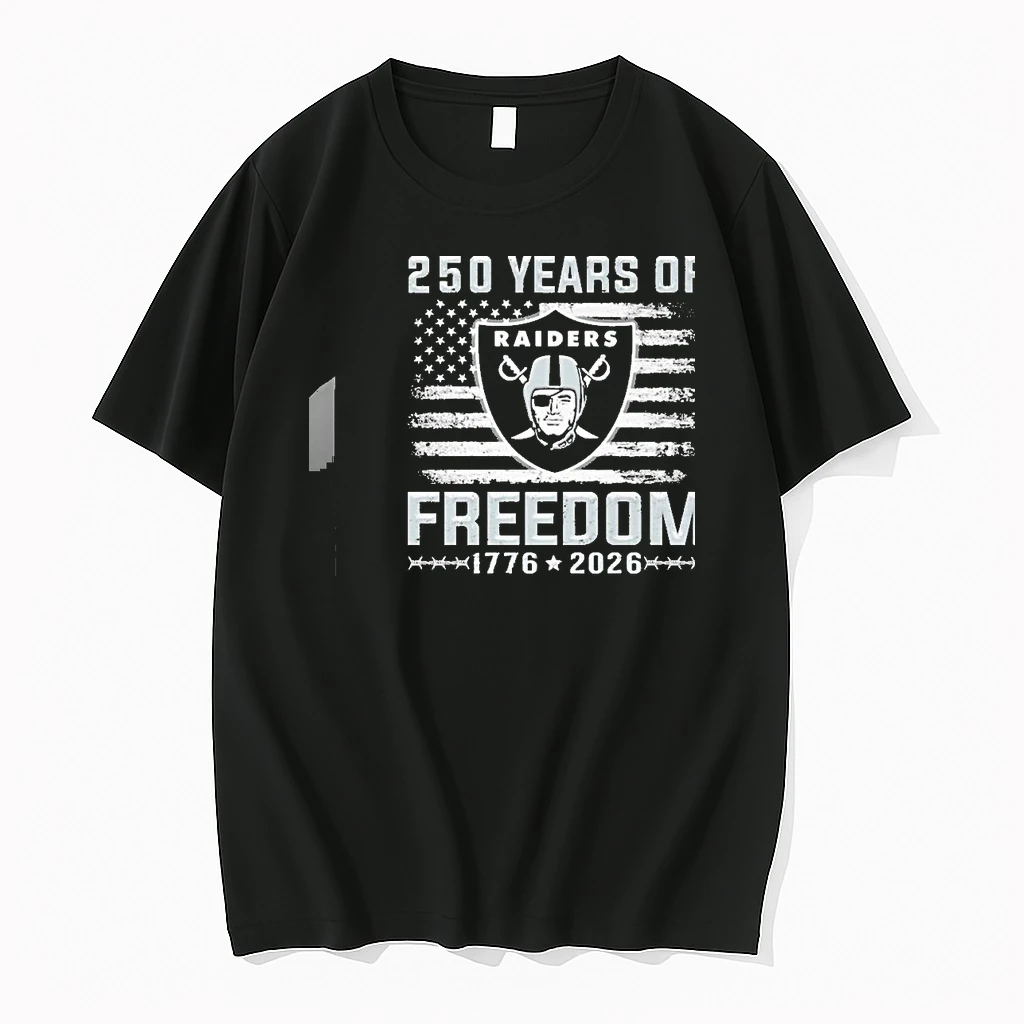 Las Vegas Raiders 250 Years Of Freedom 1776 2026 Shirts