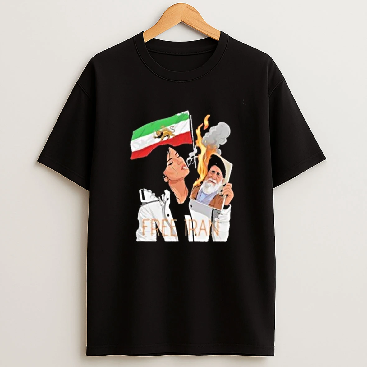 Lion And Sun Flag Persian Free Iran Tour 2026 Shirts