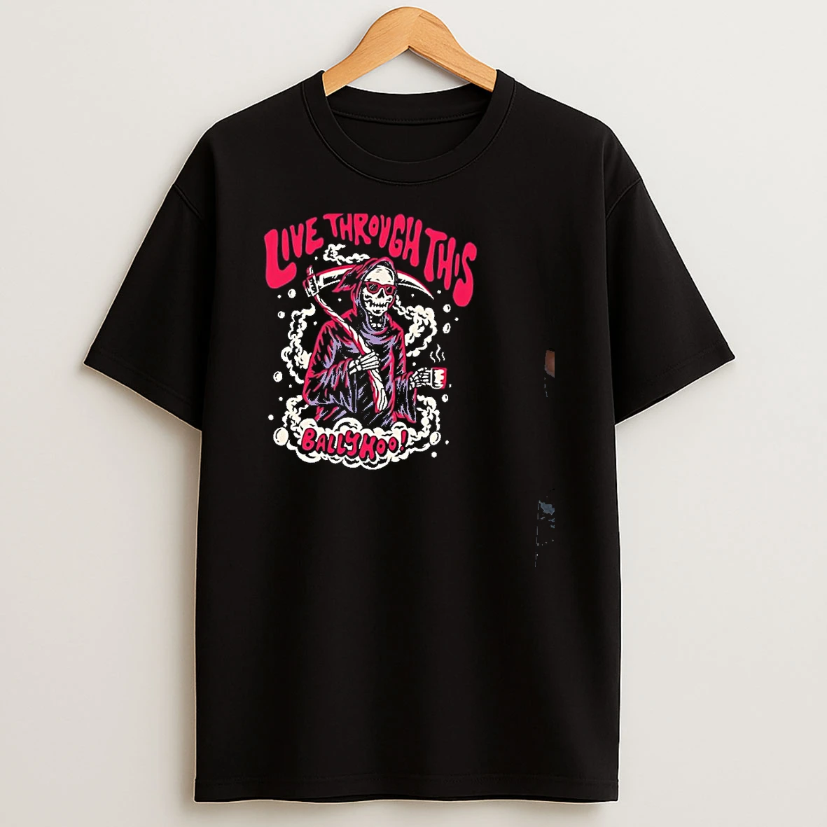 Live Through This Ballyhoo Bong Reaper Shirts