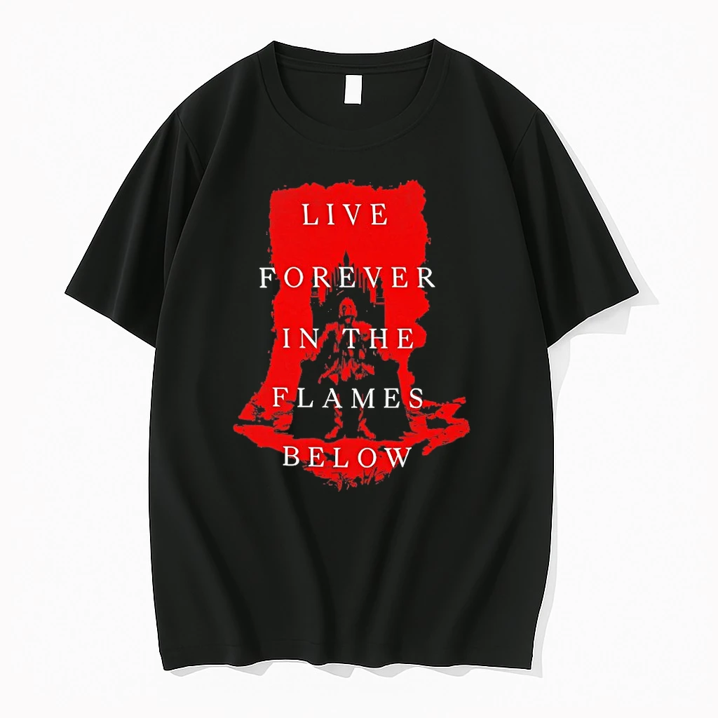 Live Forever The In The Flames Below Shirts