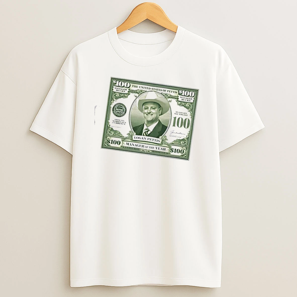 Logan Pettis 100 Bill Shirts