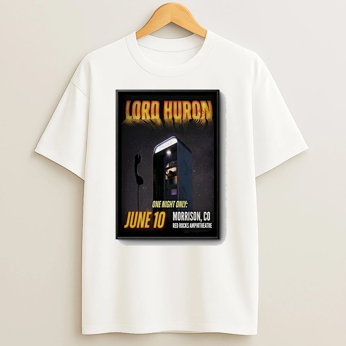 Lord Huron Jun 10 2026 Red Rocks Amphitheatre In Morrison Co Shirts