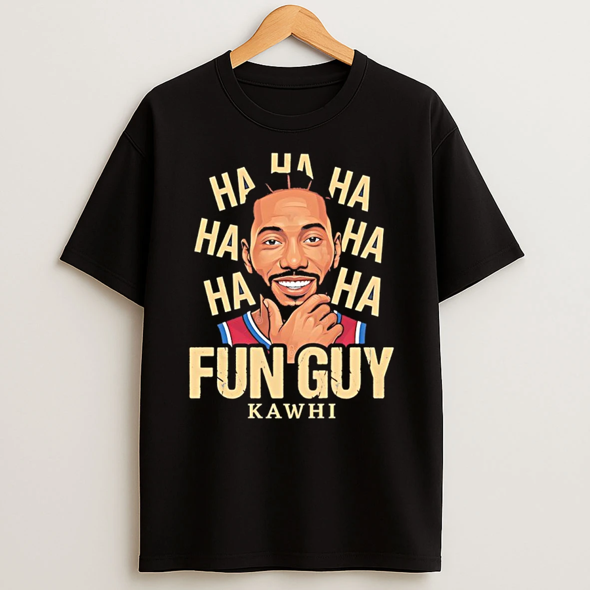 Los Angeles Clippers Kawhi Leonard Fun Guy Hahaha Cartoon Shirts