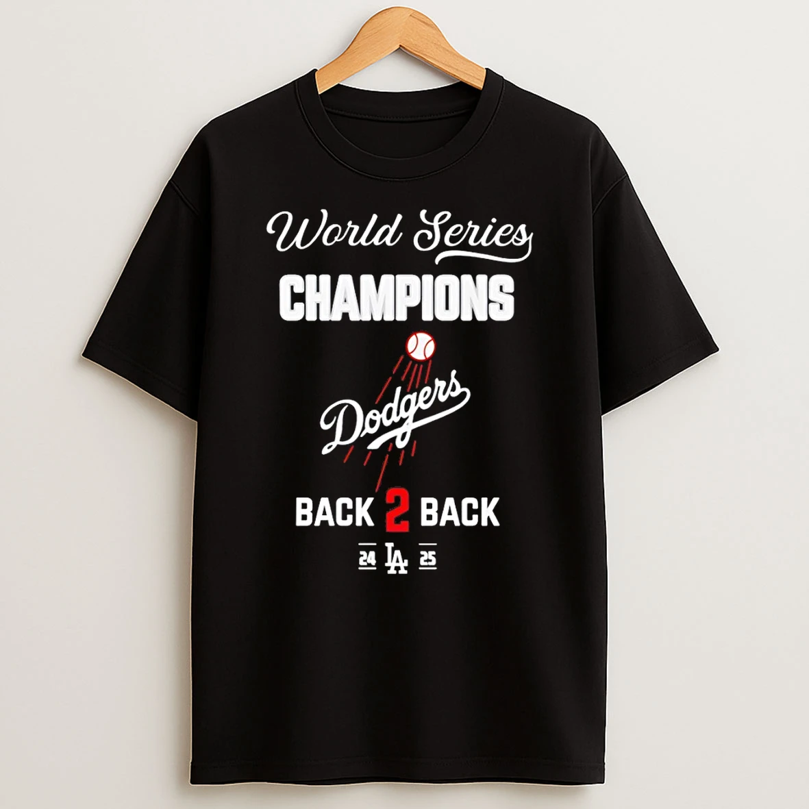 Los Angeles Dodgers Back To Back 24 25 World Series Champions Shirts