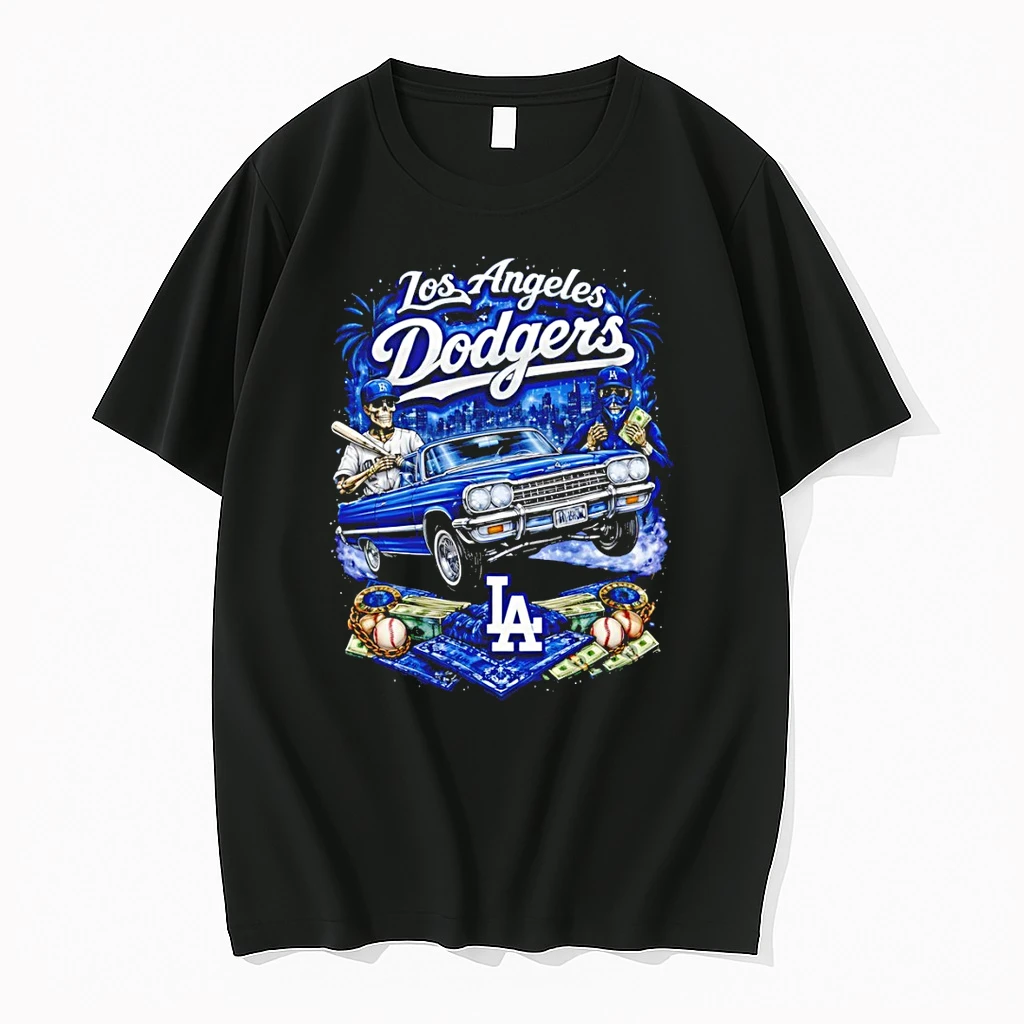 Los Angeles Dodgers Baseball Lowrider Car Vintage Shirts