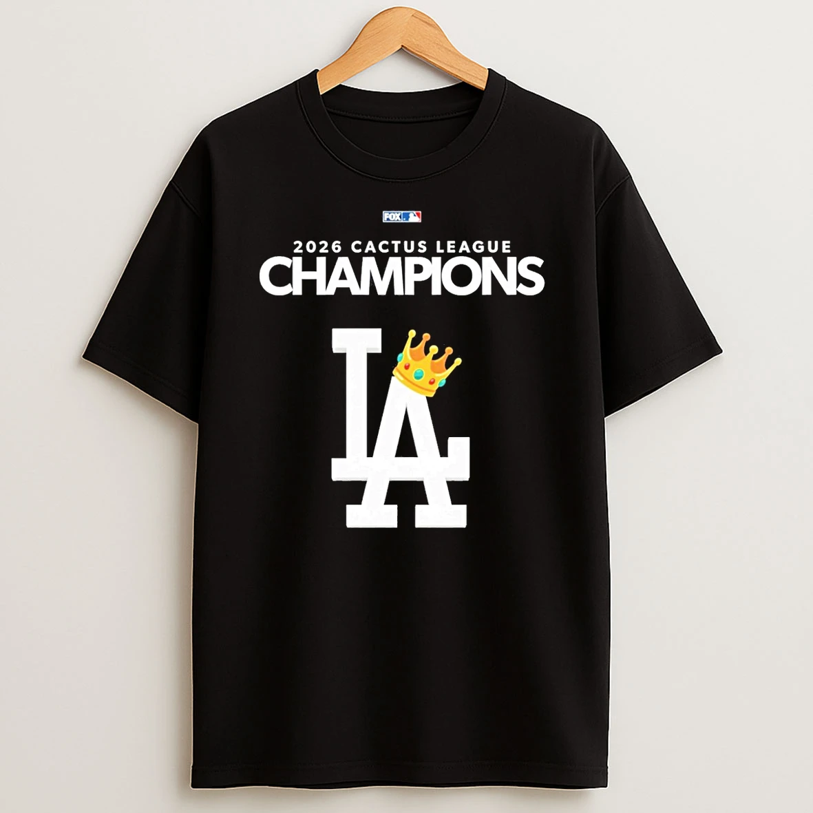 Los Angeles Dodgers Fox Sports Mlb 2026 Cactus League Champions Shirts
