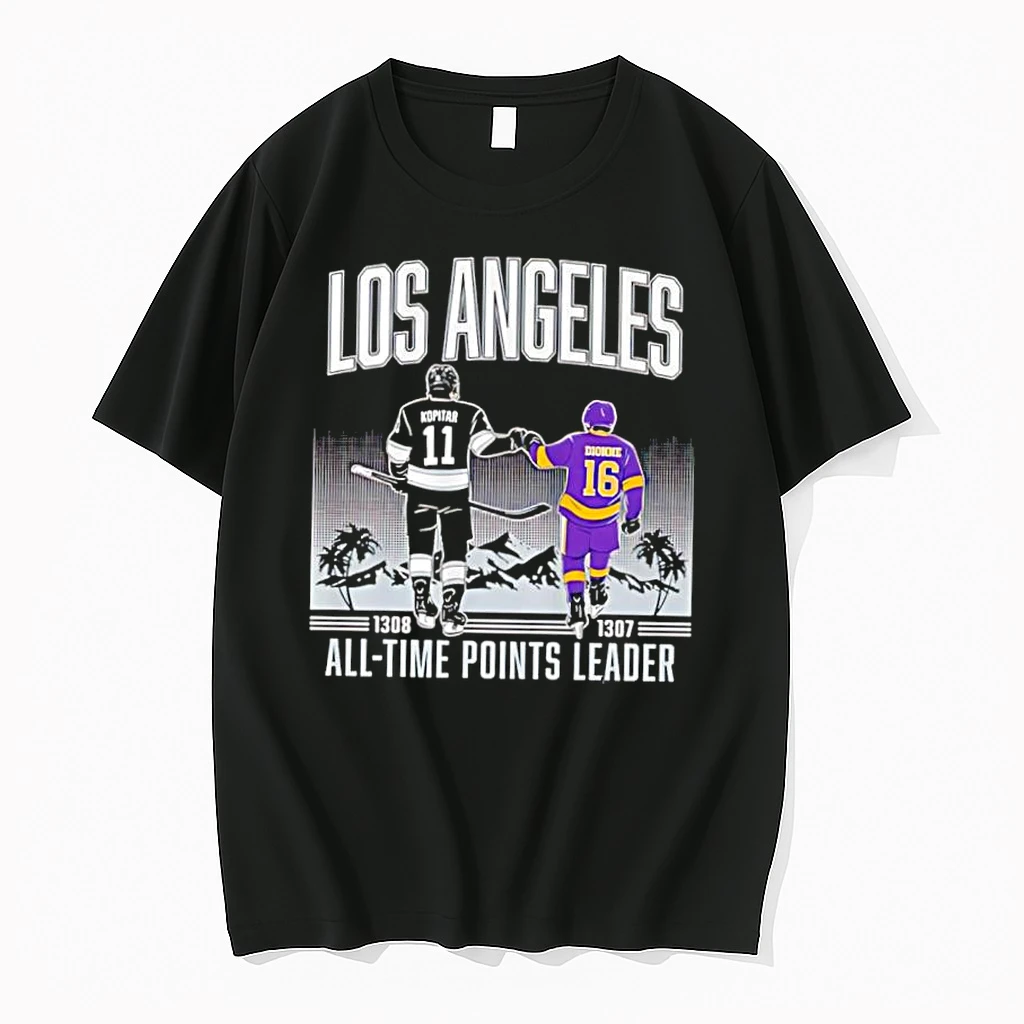 Los Angeles Kopitar 11 Dionne 16 Points Leader Shirts