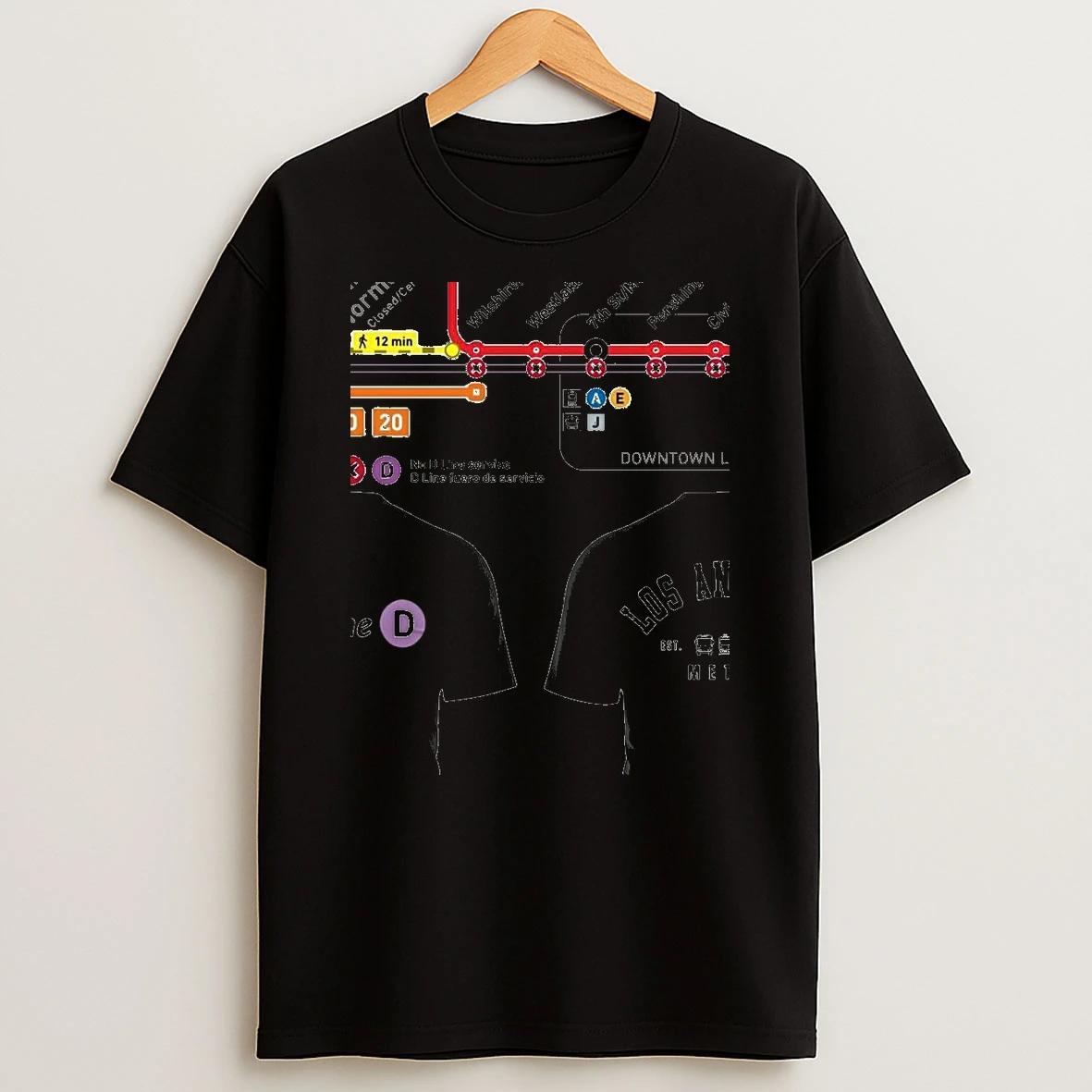 Los Angeles Metro D Line Extension 2026 Ride The D Shirts