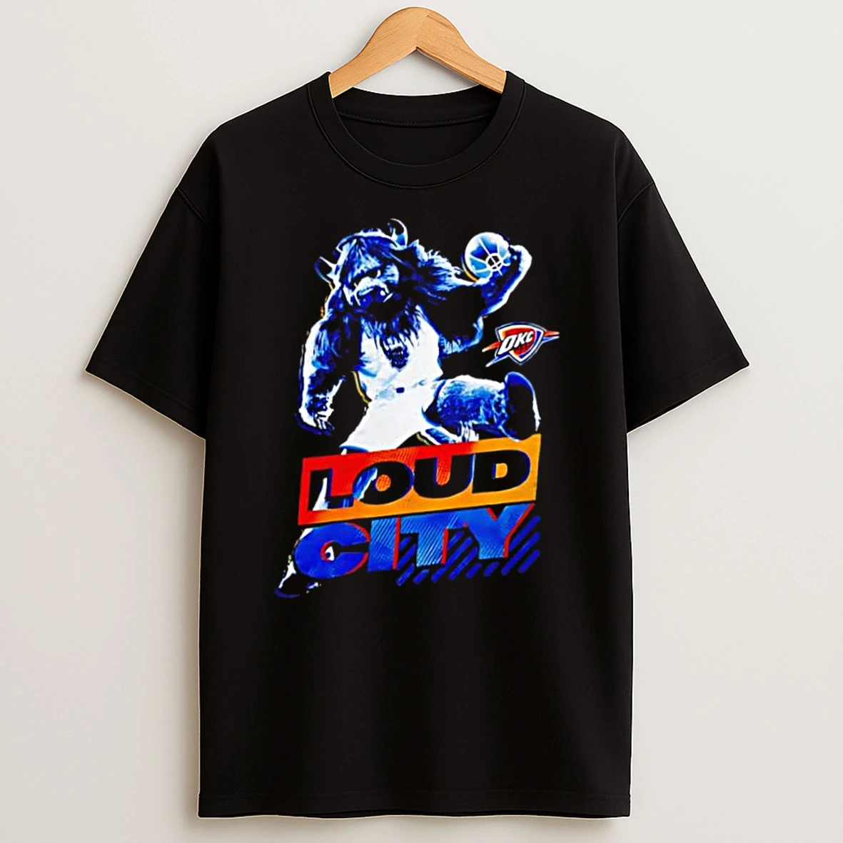 Loud City Rumble The Bison Mascot Oklahoma City Thunder Shirts