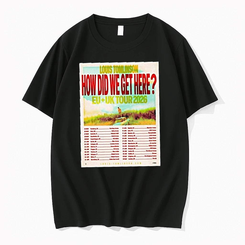 Louis Tomlinson How Did We Get Here Europe And United Kingdom Tour 2026 Shirts