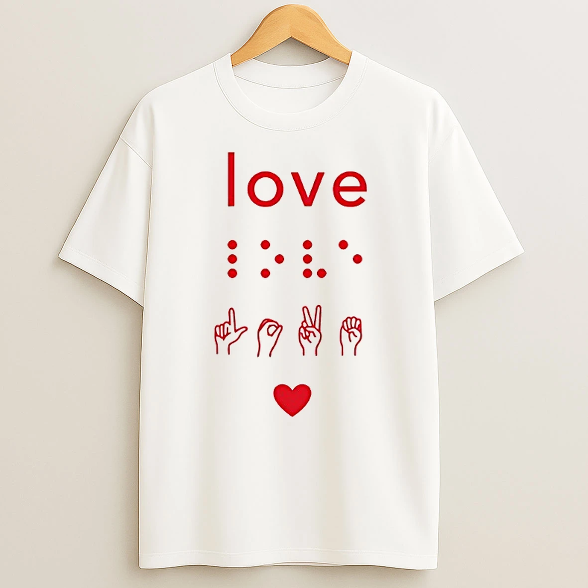 Love Hand Language Shirts