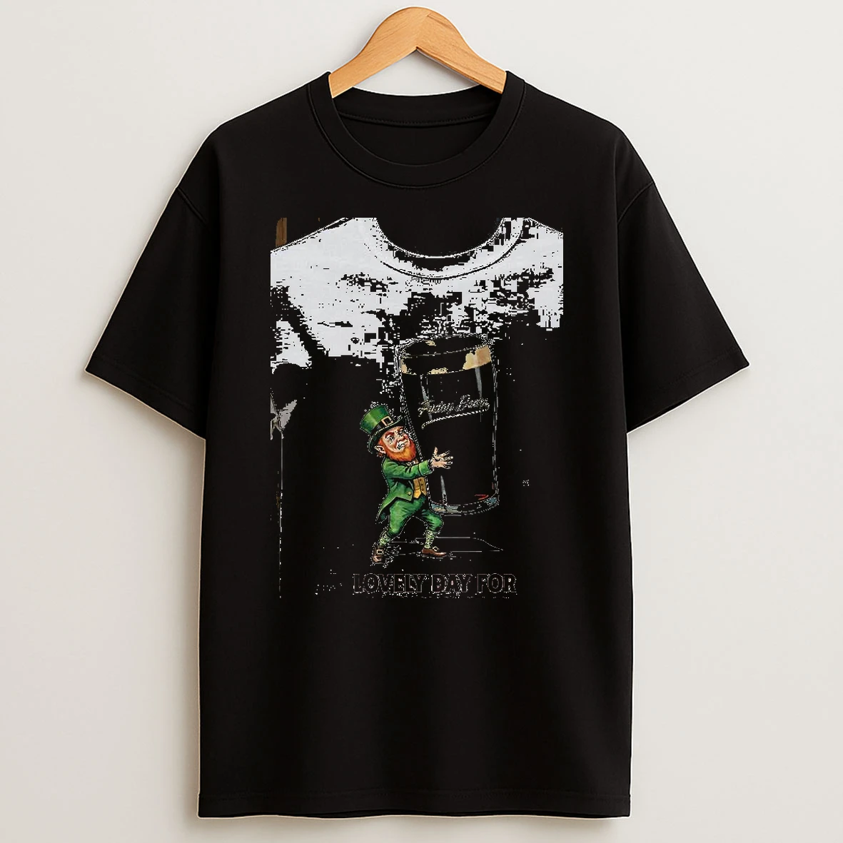 Lovely Day For A Friday Beer Leprechaun Holding Stout Shirts