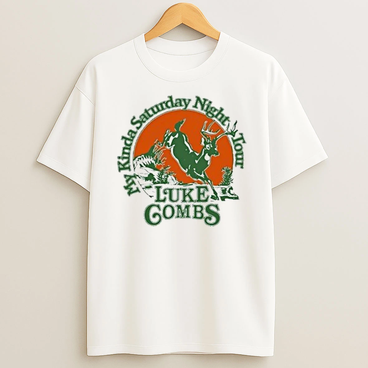 Luke Combs Deer My Kinda Saturday Night Tour 2026 Shirts