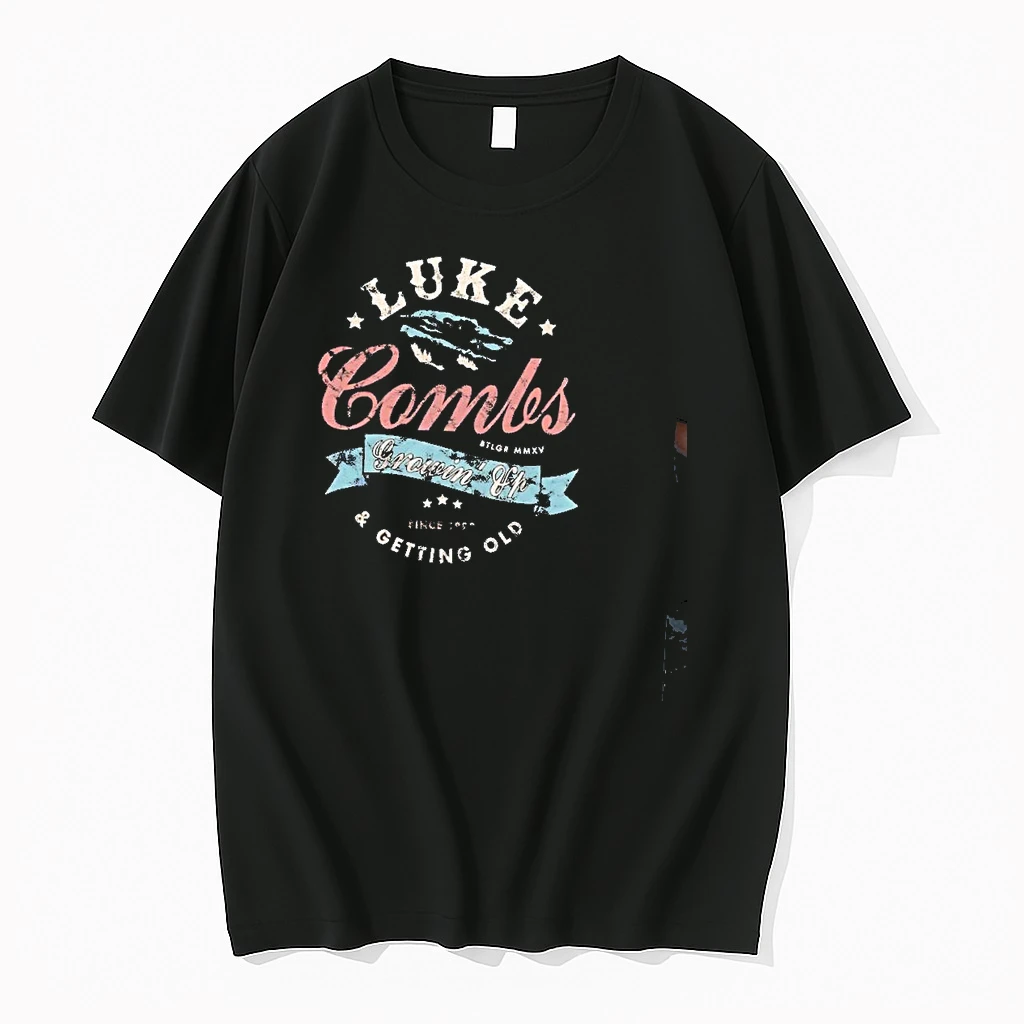 Luke Combs Getting Old Spellout Shirts