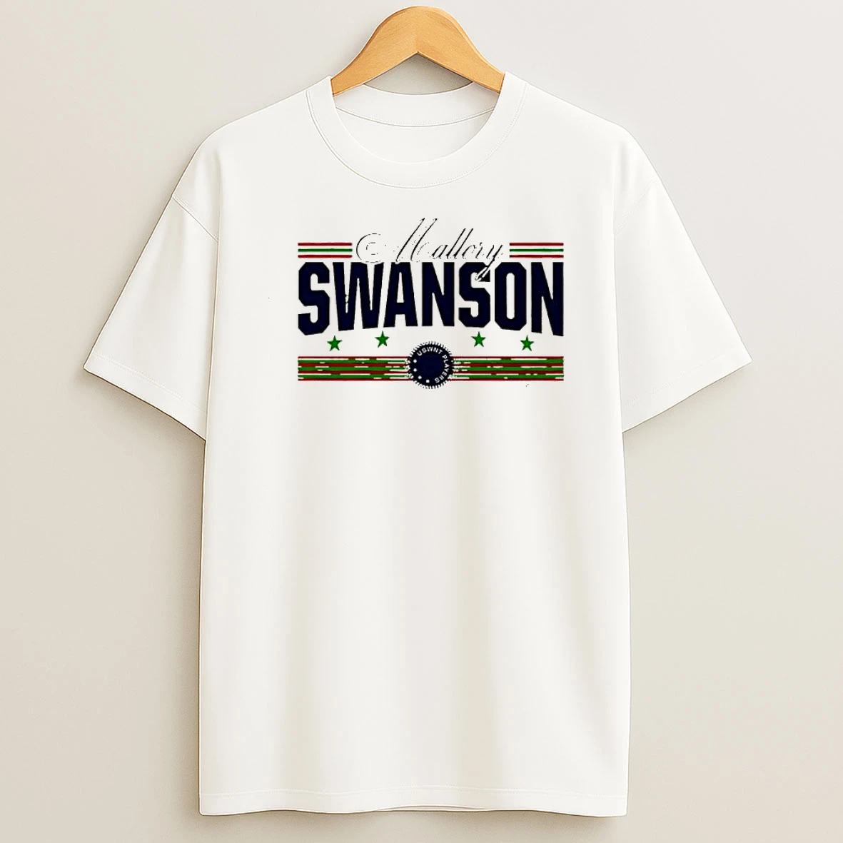 Mallory Swanson Uswnt Players Stars And Stripes Graphic Shirts