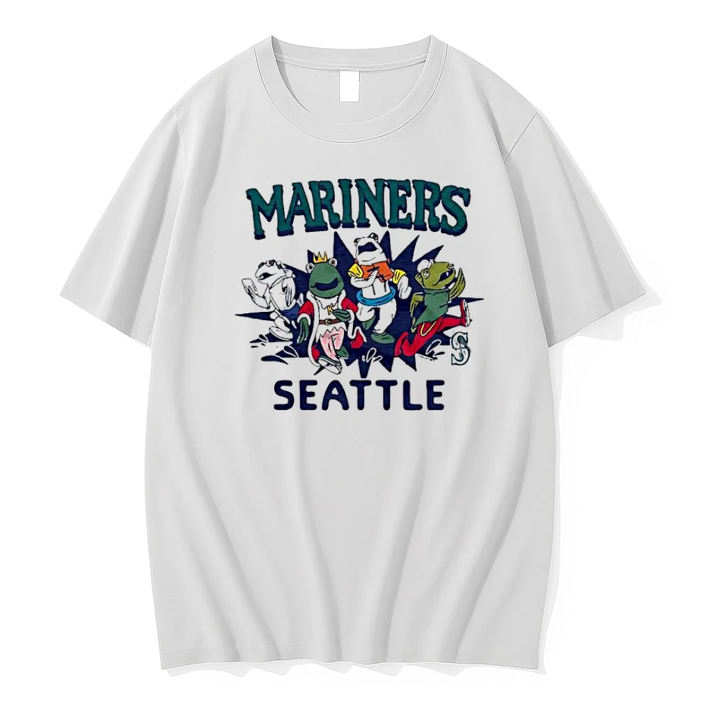 Mariners Seattle Racing Frogs Mascot Graphic Shirts
