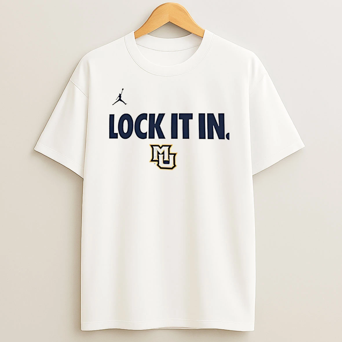 Marquette Golden Eagles Lock It In 2026 On Court Bench Shirts
