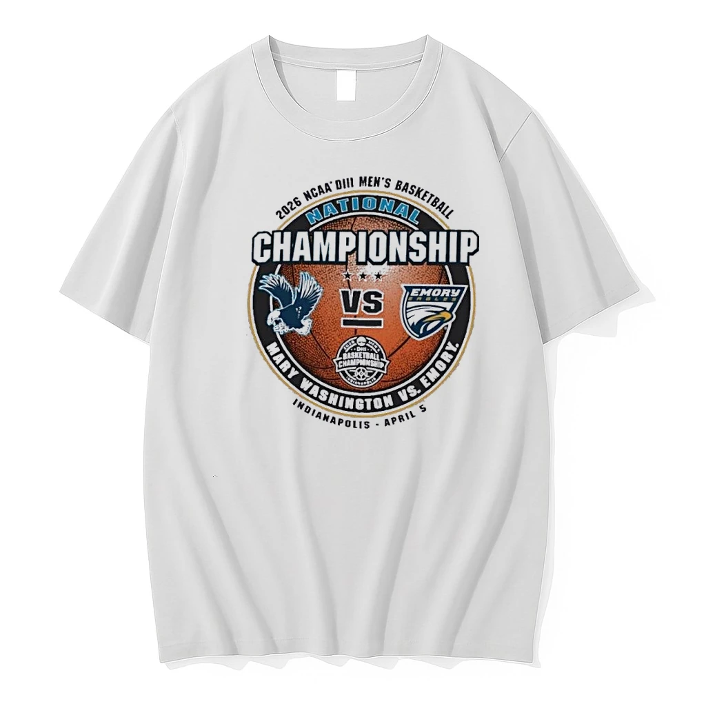 Mary Washington Vs Emory University 2026 Ncaa Diii Mens Basketball National Championship Shirts