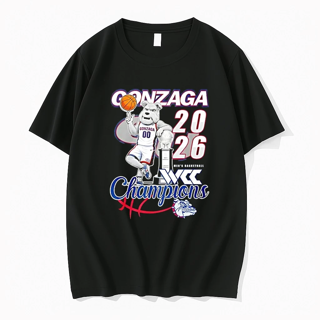 Mascot Gonzaga Bulldogs Mens Basketball Champions Shirts