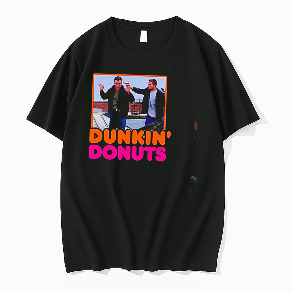 Matt Damon And Ben Affleck The Departed 2006 Dunkin Donuts Shirts