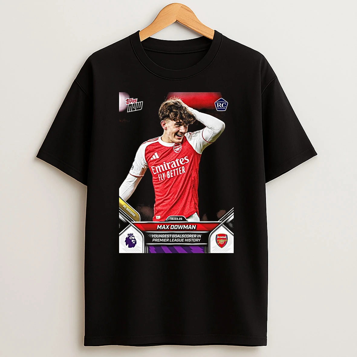 Max Dowman Youngest Goalscorer In Premier League History 2025 26 Premier League Topps Now Card Shirts