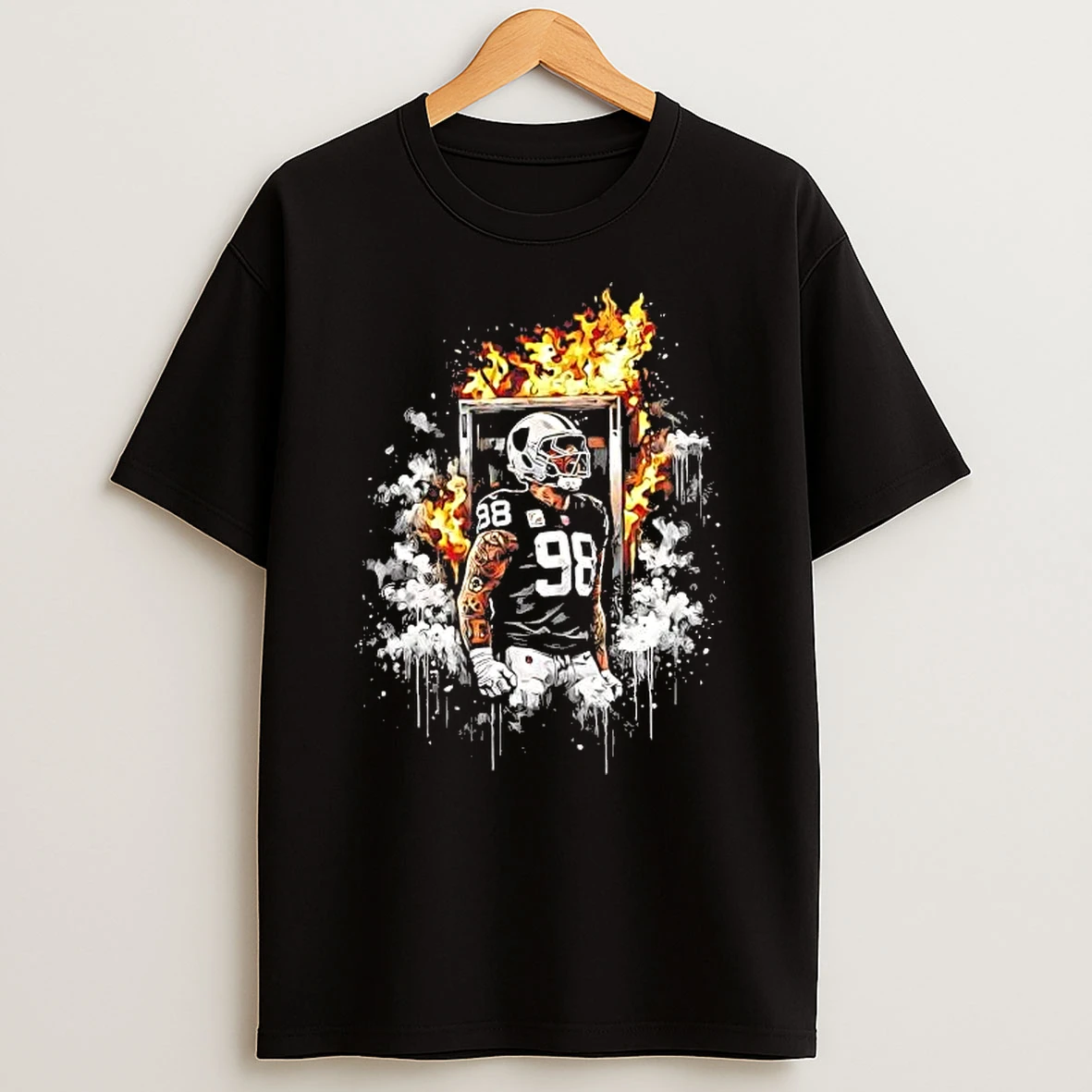 Maxx Crosby Fire And Ice Shout Raiders Tee Shirts