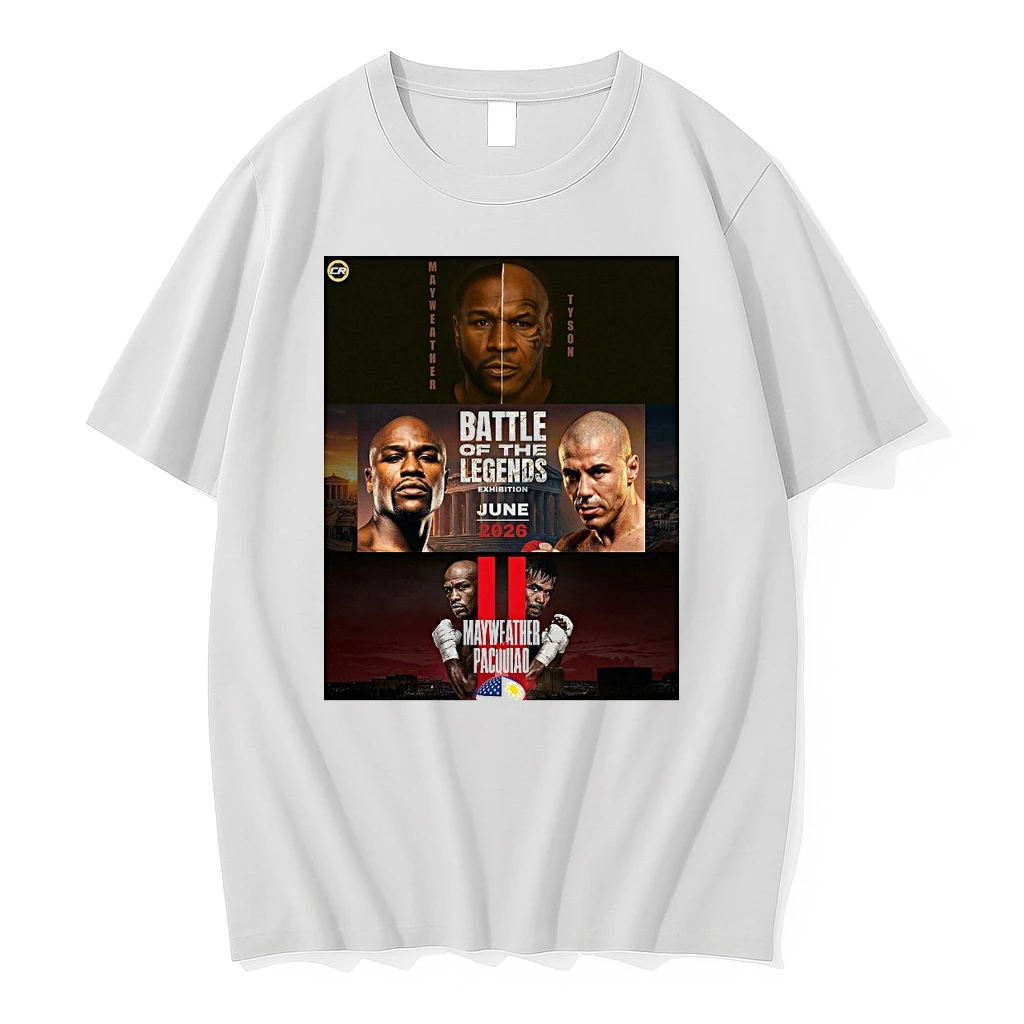 Mayweather Vs Tyson Vs Pacquiao Battle Of The Legends Exhibition June 2026 Shirts