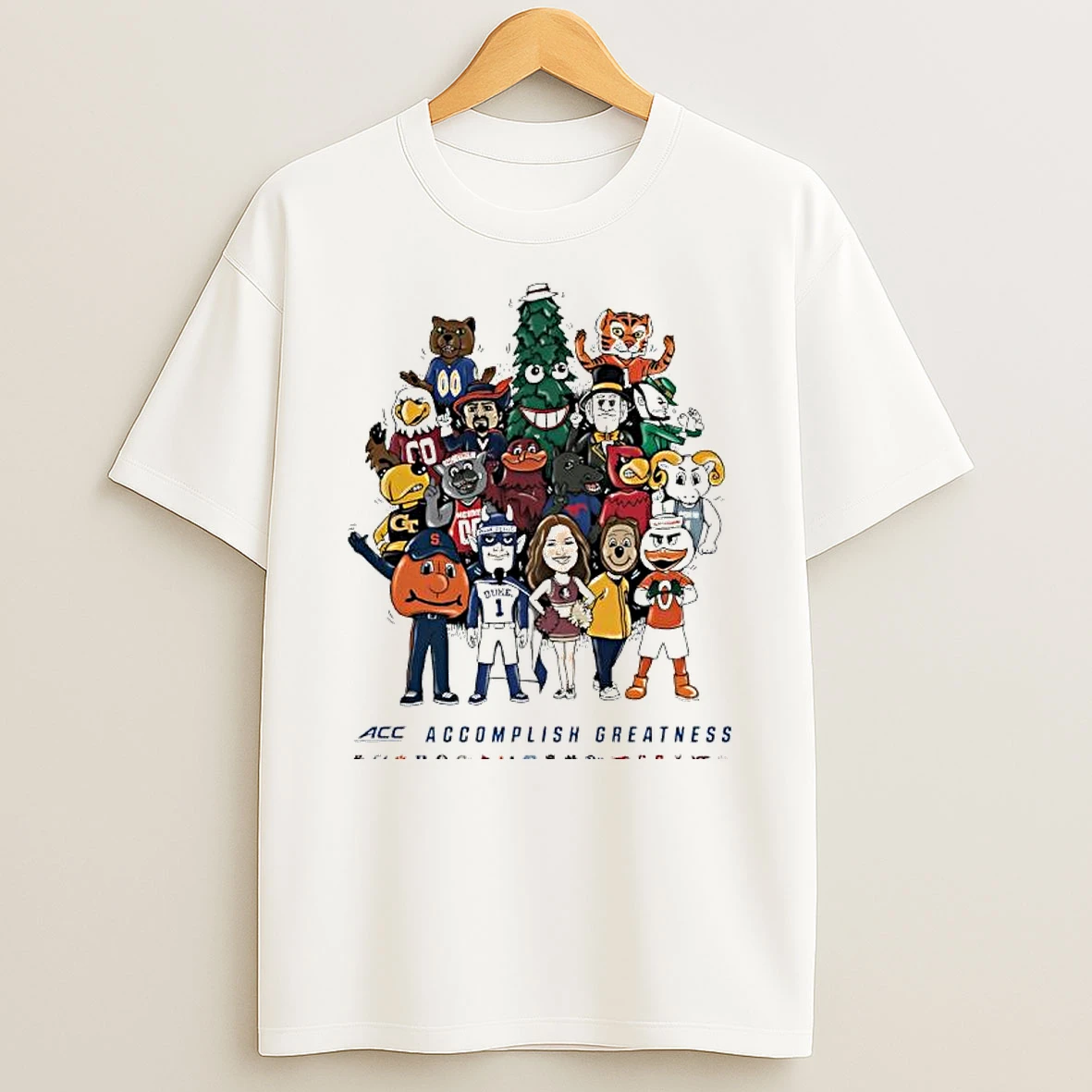Miami Hurricanes Acc Accomplish Greatness Conference Mascots Shirts
