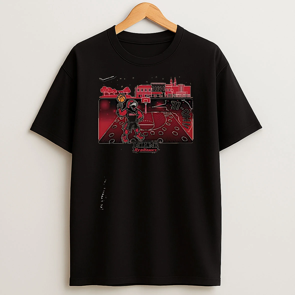 Miami Redhawks 2026 Mens Basketball 31 Oh From Way Uptown Shirts