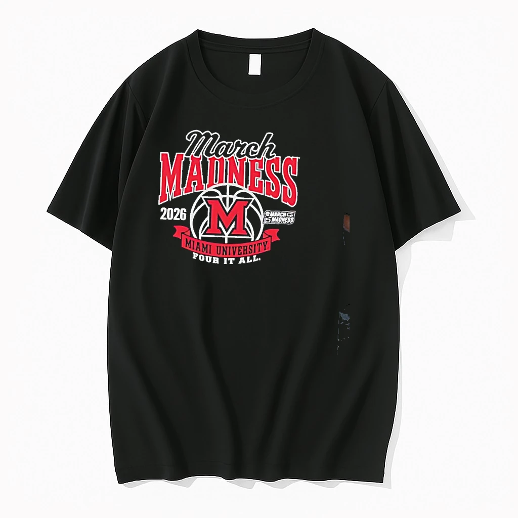 Miami Redhawks 2026 Ncaa Womens March Madness Pour It All Shirts