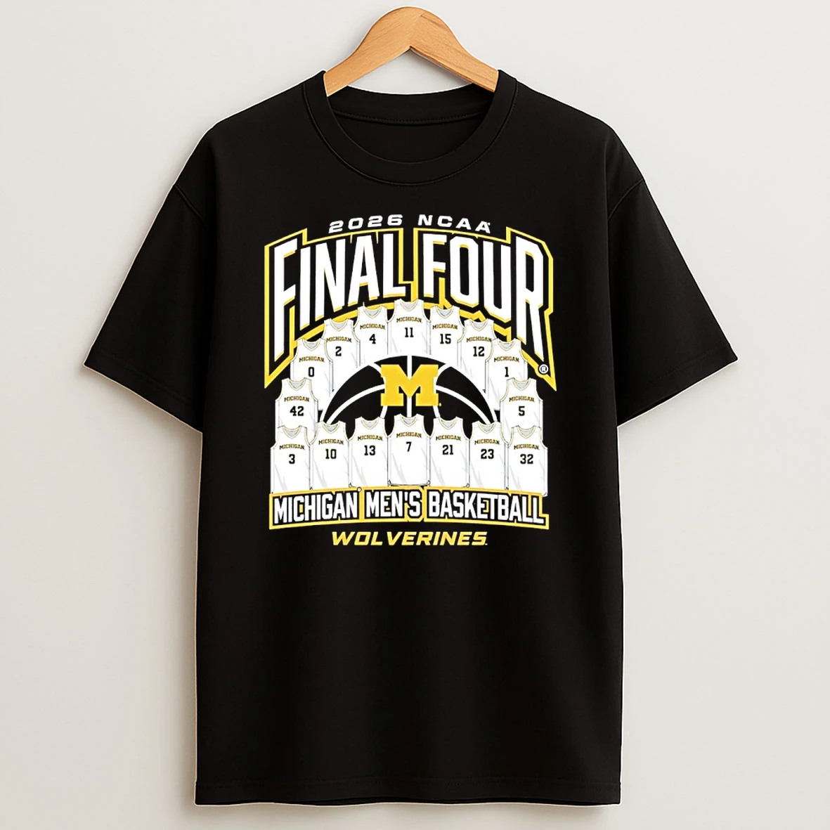 Michigan Mens Basketball 2026 Ncaa Final Four March Madness Shirts