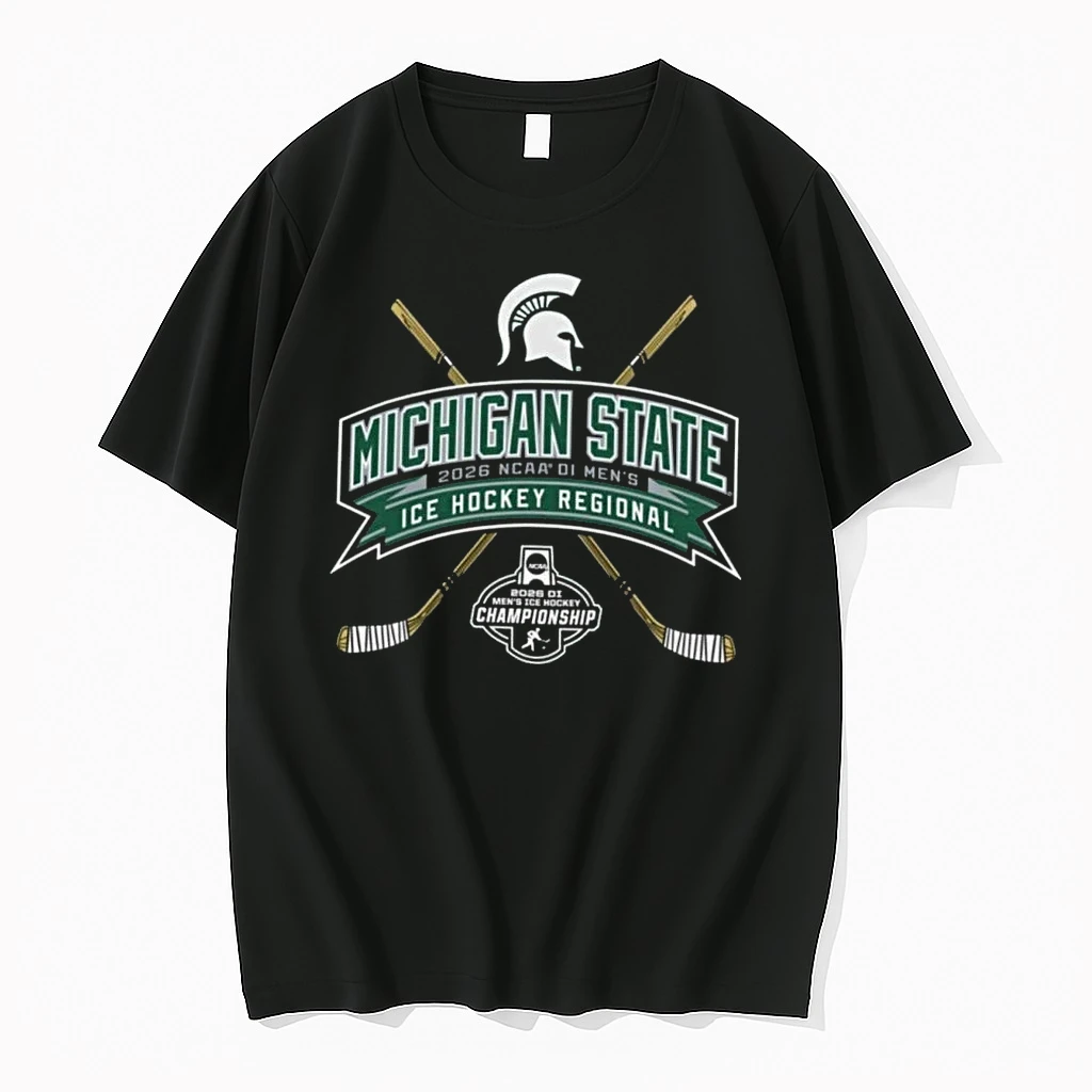 Michigan State Spartans 2026 Ncaa Di Mens Ice Hockey Regionals Shirts