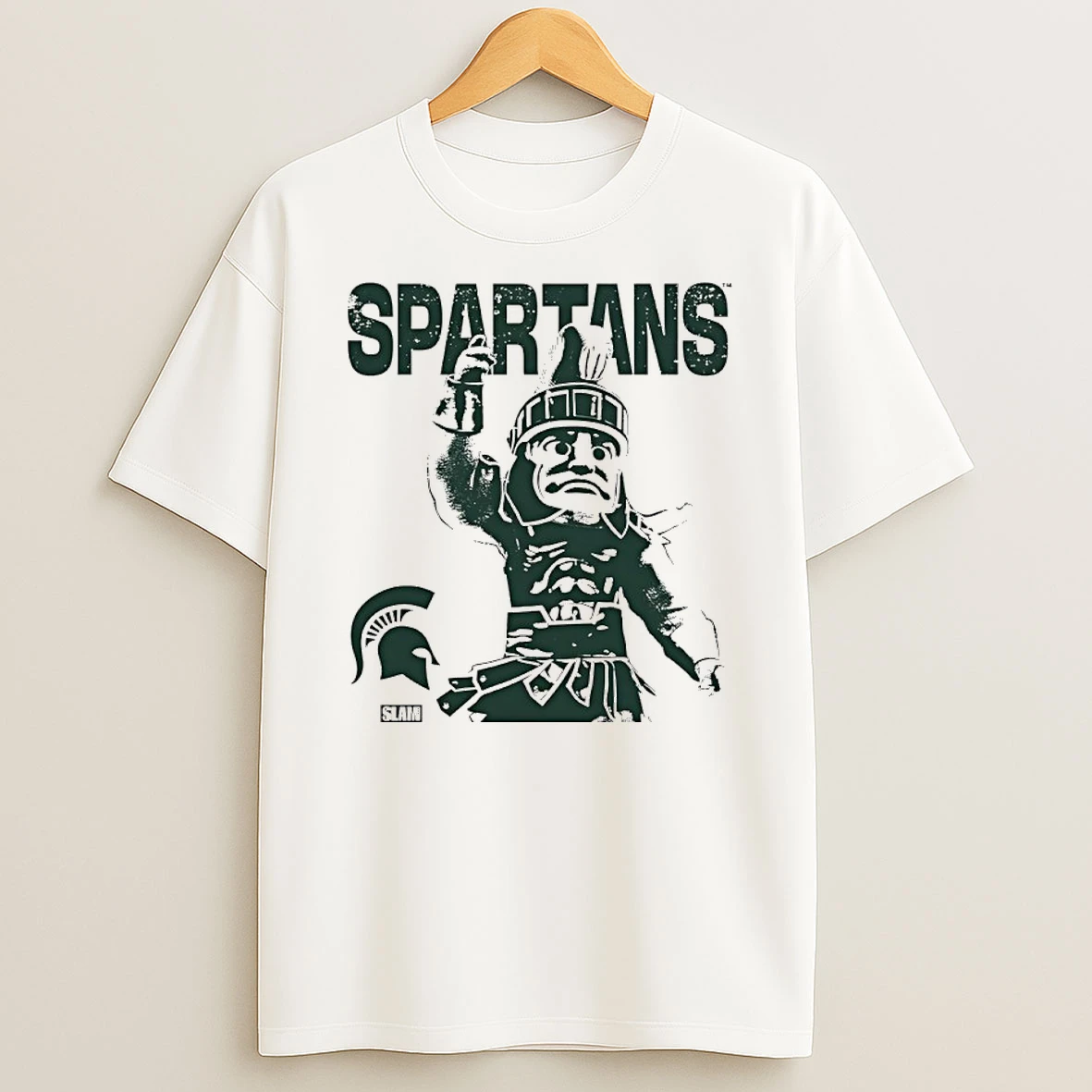 Michigan State Sparty Mascot Slam Shirts