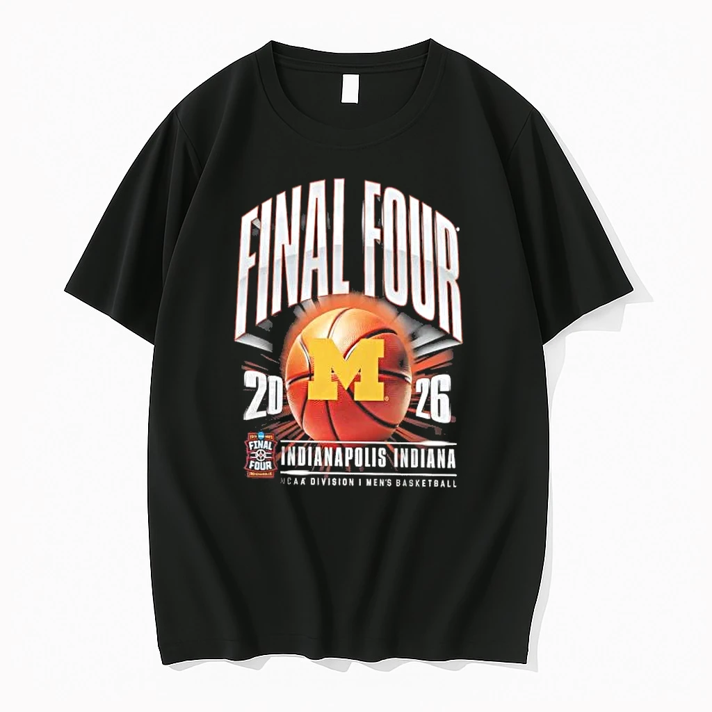 Michigan Wolverines 2026 March Madness Final Four Ncaa Mens Basketball Tee Shirts