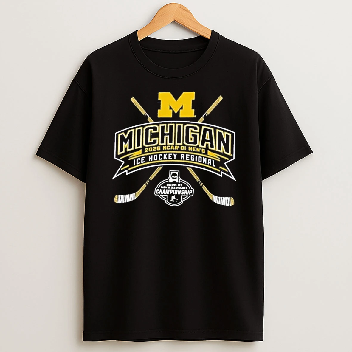 Michigan Wolverines 2026 Ncaa Di Mens Ice Hockey Regionals Shirts