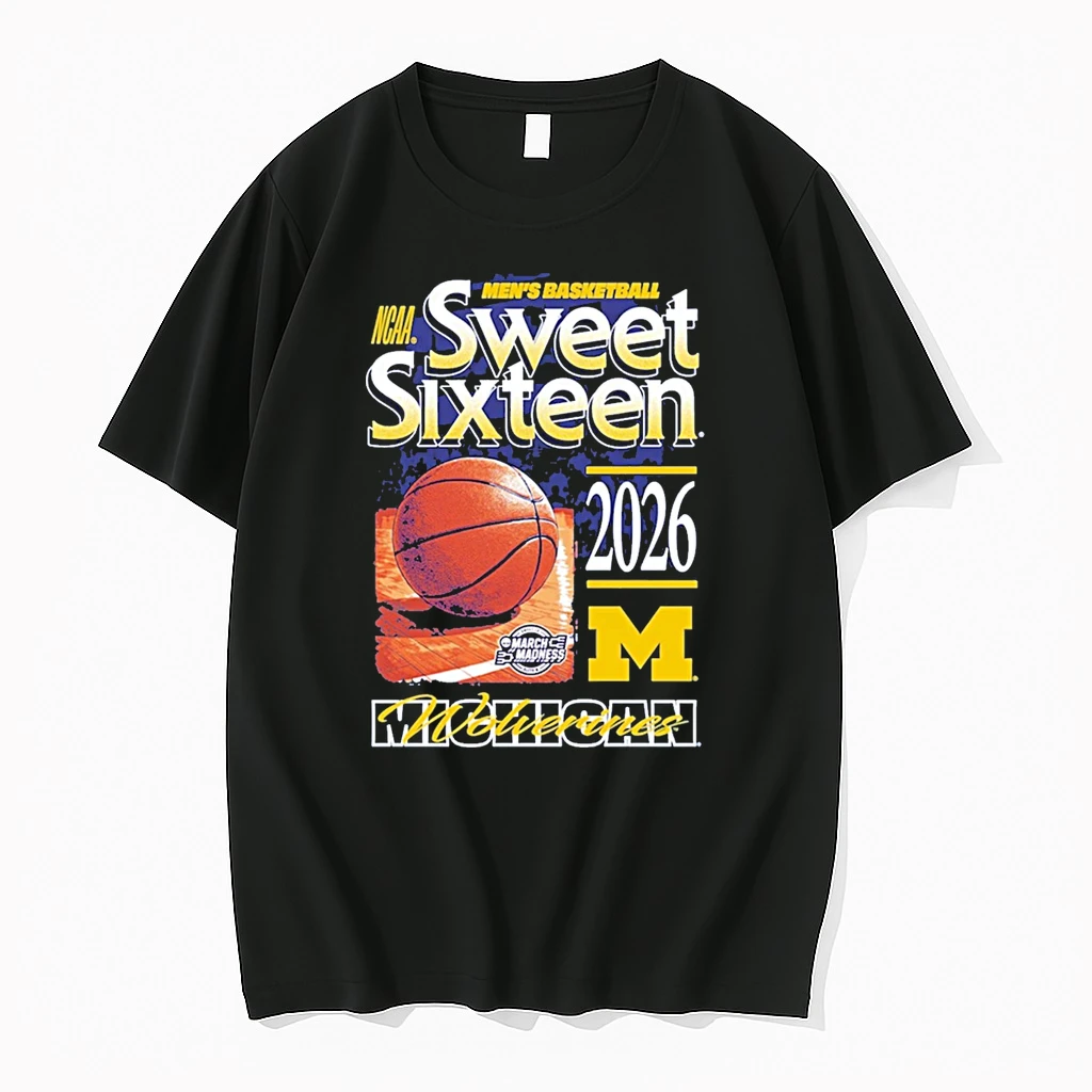 Michigan Wolverines 2026 Ncaa March Madness Sweet 16 Seven Straight Tournaments Shirts