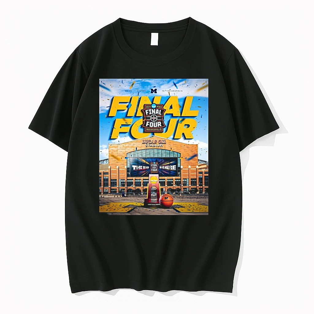 Michigan Wolverines 2026 Ncaa Mens Basketball Final Four Indianapolis Were Headed To Indianapolis Lucas Oil Stadium