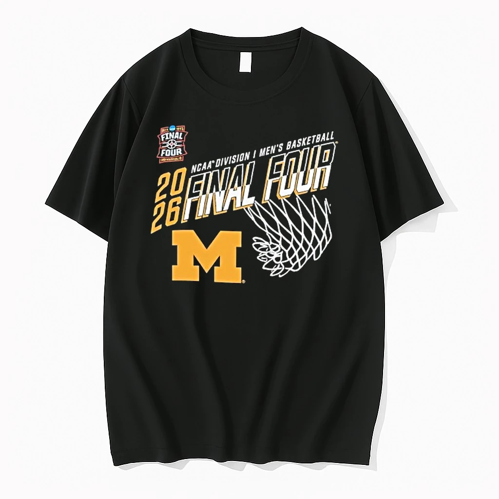Michigan Wolverines 2026 Ncaa Mens Basketball Final Four Net Shirts