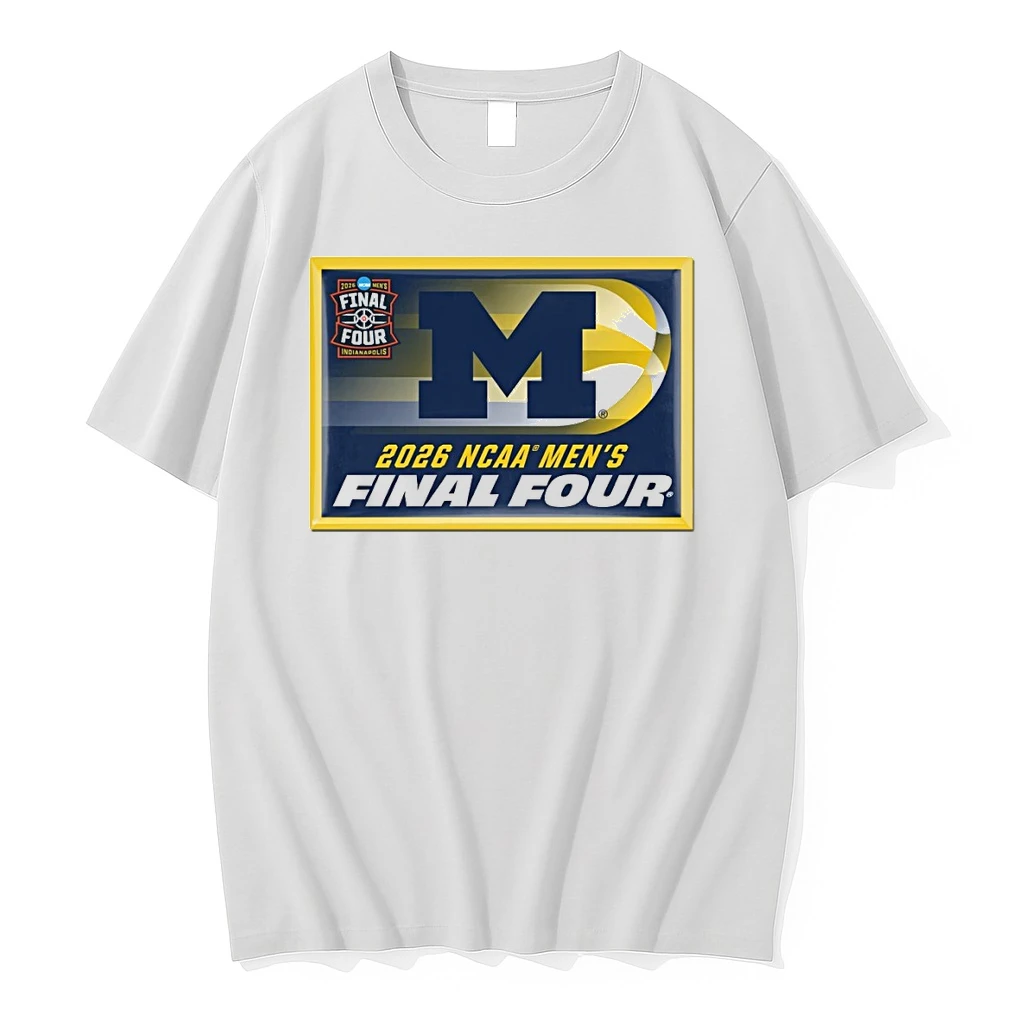Michigan Wolverines 2026 Ncaa Mens Basketball Indianapolis Final Four Champion Shirts