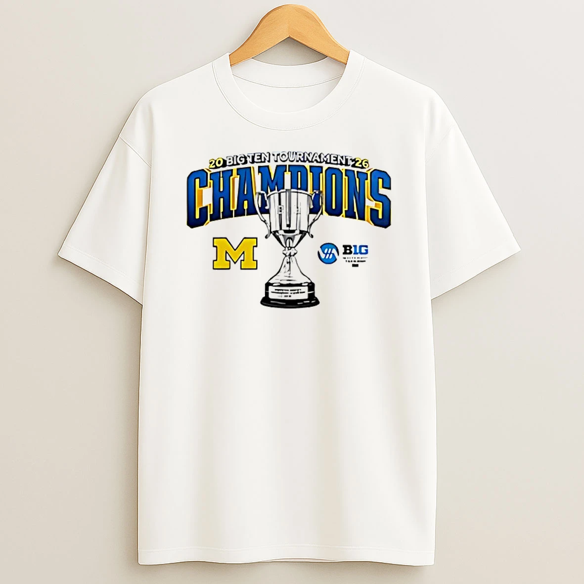 Michigan Wolverines Hockey 2026 Big Ten Tournament Champions Shirts