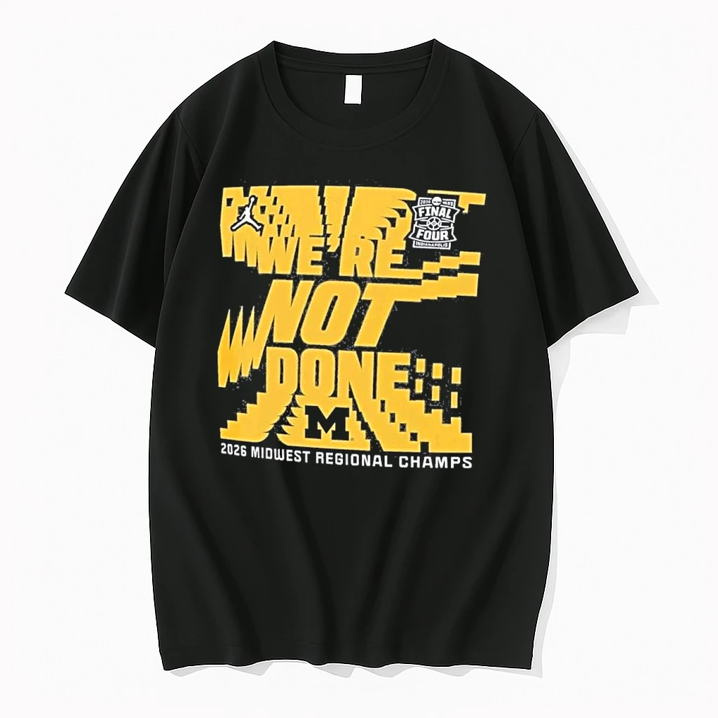 Michigan Wolverines Mens Basketball Final Four Midwest Regional Champs Locker Room Shirts