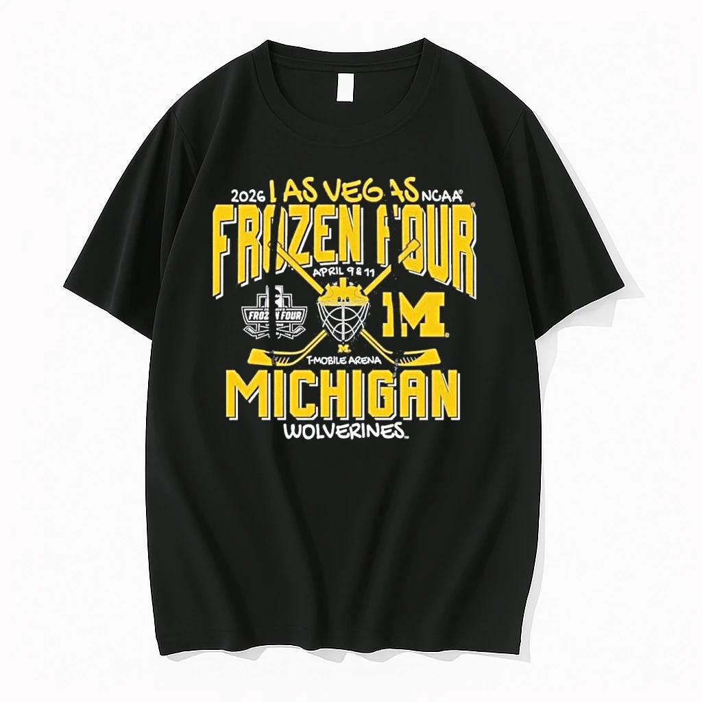 Michigan Wolverines Mens Hockey Frozen Four Shirts