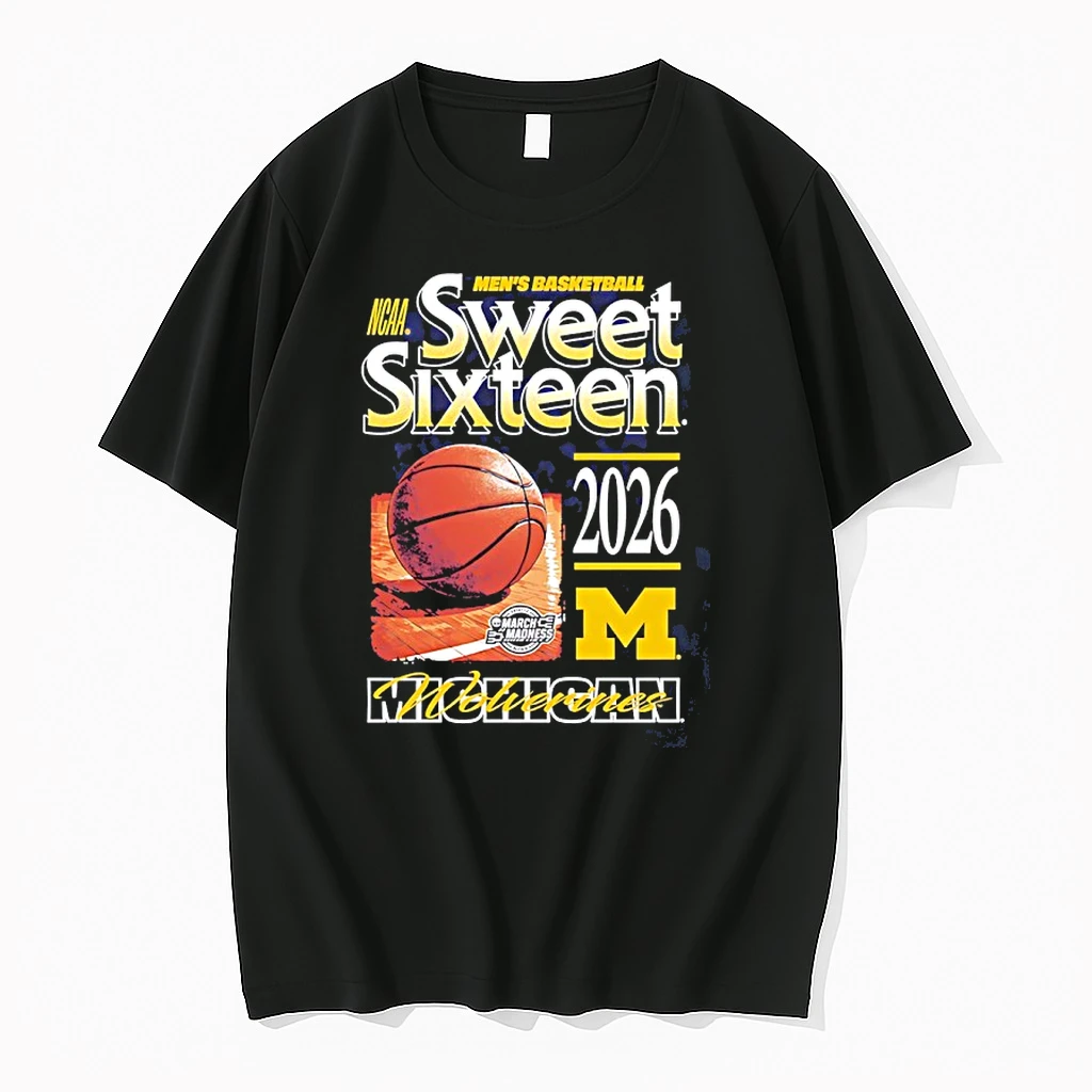 Michigan Wolverines Ncaa March Madness Sweet 16 Bound 2026 Shirts