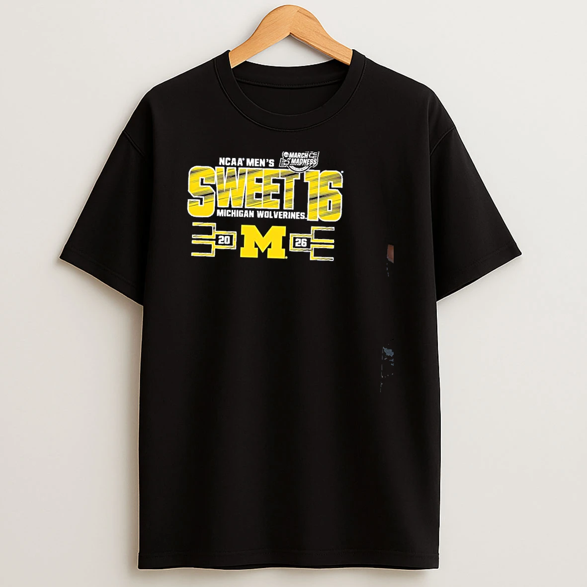 Michigan Wolverines Sweet 16 2026 Ncaa Mens March Madness Shirts