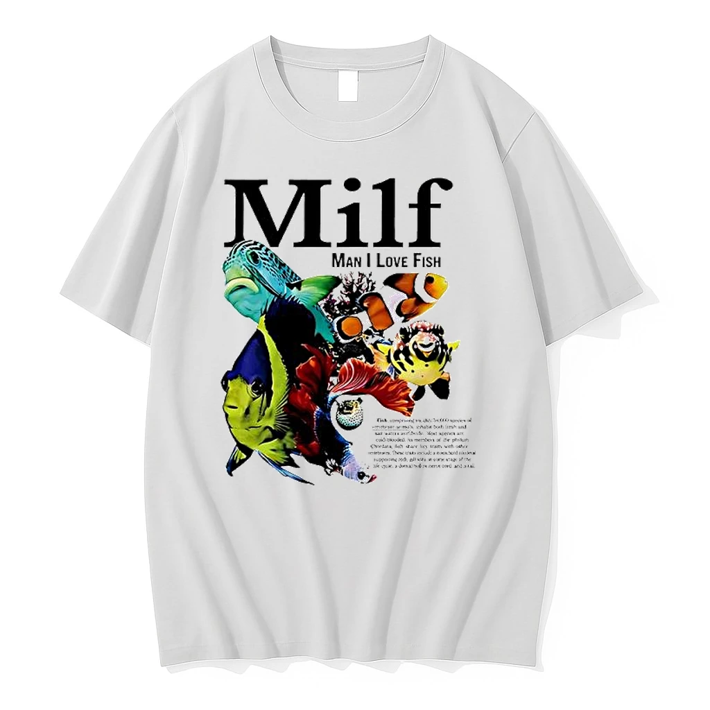 Milf Man I Love Fish Vintage Shirts