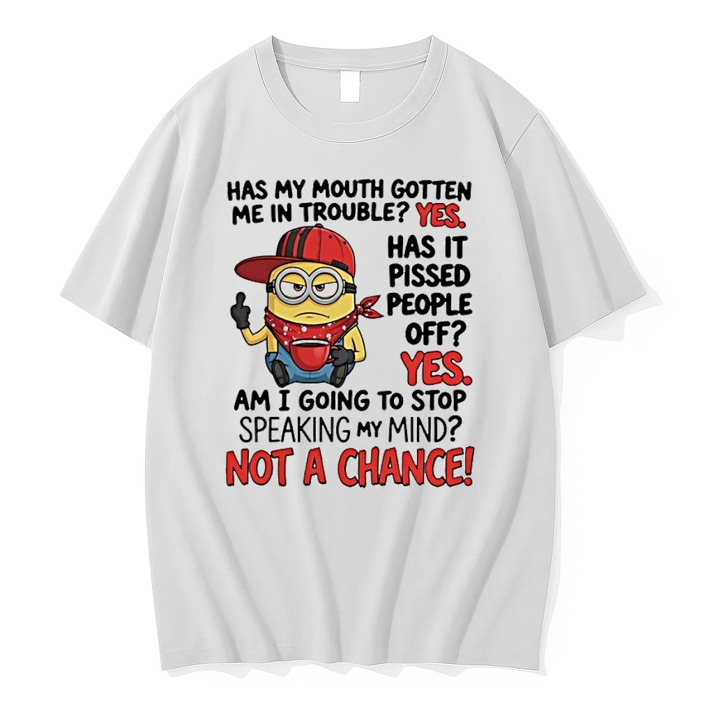 Minion Has My Mouth Gotten Me In Trouble Yes Has It Pissed People Off Shirts